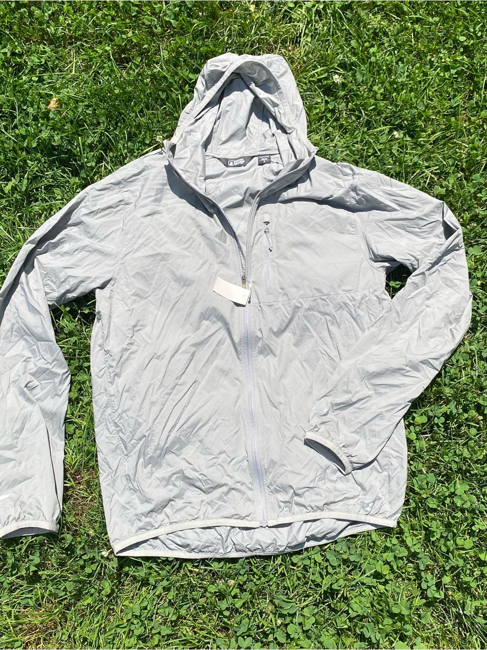 Eastern Mountain Sports Light Gray Hooded Shirt Jacket - Picture 1 of 11
